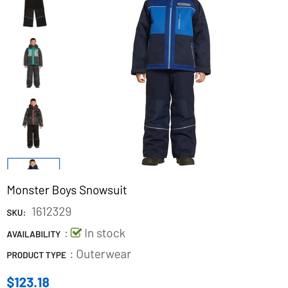 Snow suit - Picture 1 of 3